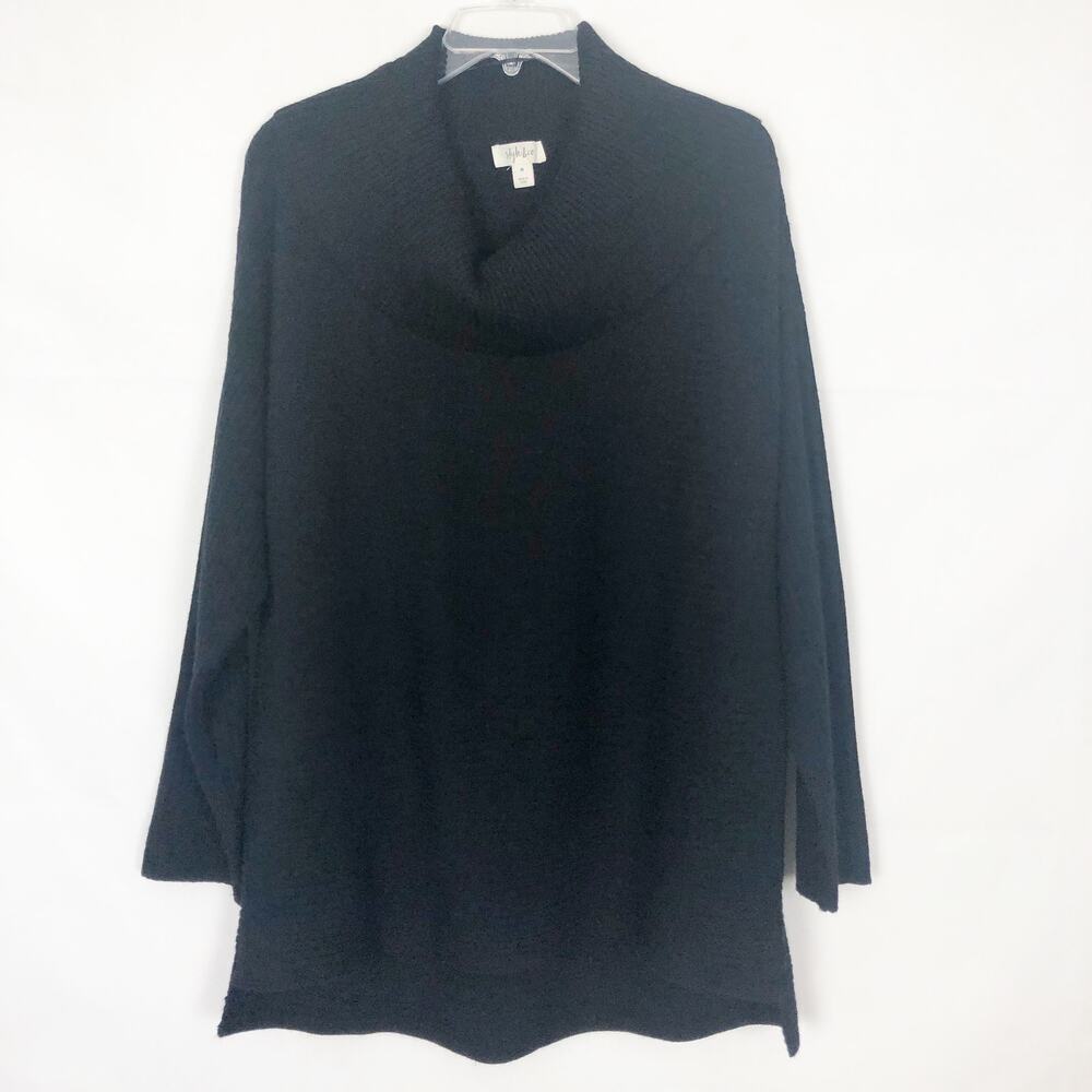 Style & Co Cowl Neck Ribbed Oversize Pullover Sweater Size M